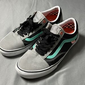 VANS Old Skool Shoes Men 11 Lucid Black Gray Skater Sneakers